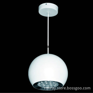 Indoor 18W LED Pendant Light, 85-265V AC Input Voltage, White/Black Housing Available